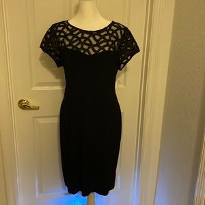 Black cocktail dress. Size 12 NWT